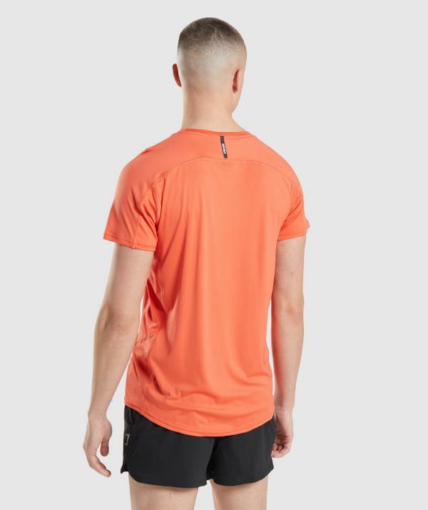 Panske Tricka Gymshark Speed Evolve Oranžové | LF1749632